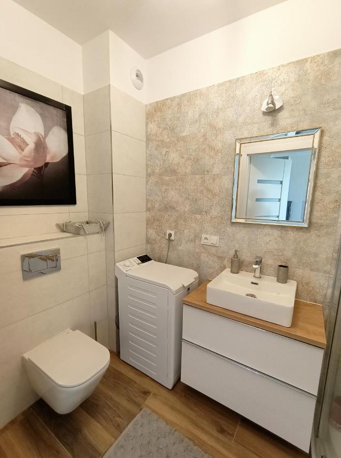 Apartament Sloneczny Brzeg Daire Jastrzębia Góra Dış mekan fotoğraf